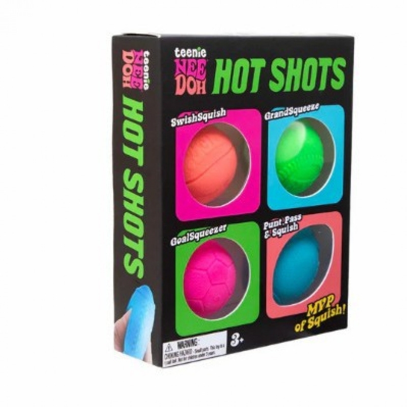 Badminton Smash - Zestaw gniotek antystresowych, piłki do ściskania,
