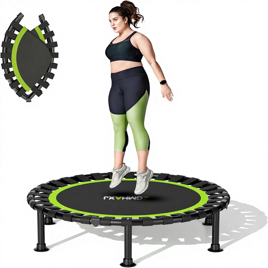 Training Net Mini - Składana Mini Trampolina Rebounder 40 cali